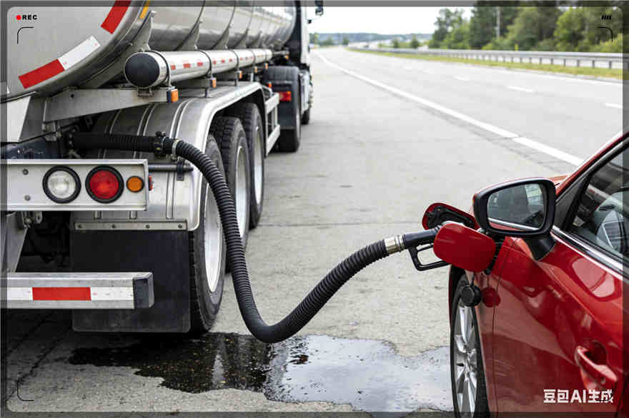 山丹汽车救援送水案例